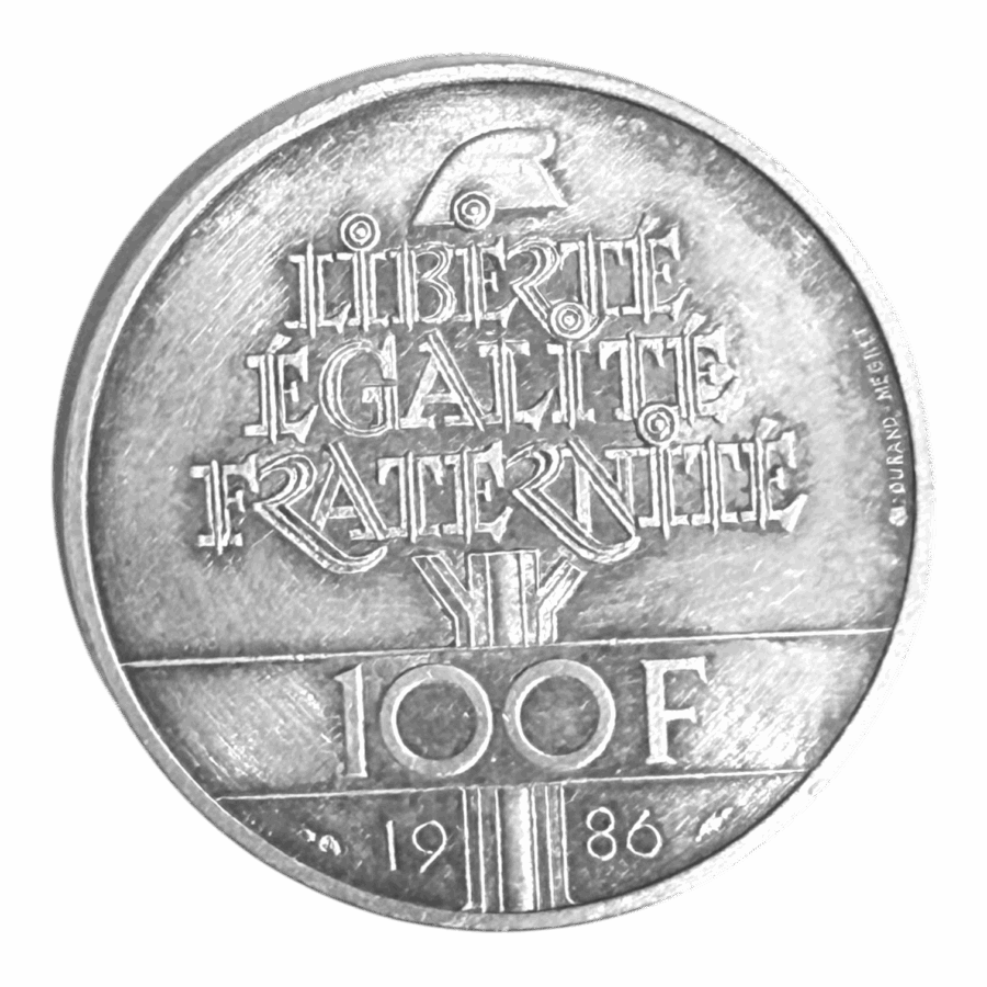 100 Francs Argent "Statue de la Liberté" – France 1986 – Image 2