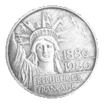 100 Francs Argent "Statue de la Liberté" – France 1986