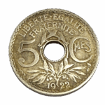 5 Centimes Lindauer Petit Module 1922 – Poissy
