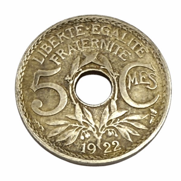 5 Centimes Lindauer Petit Module 1922 – Poissy