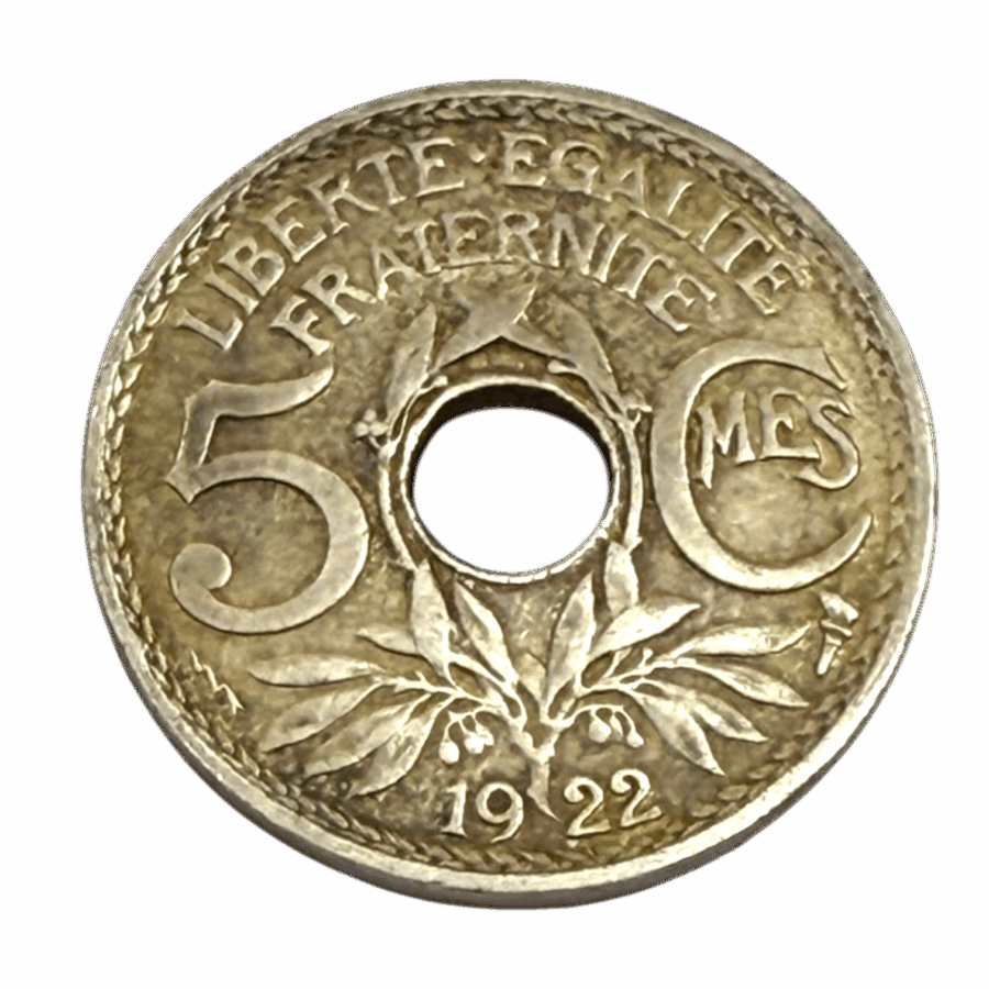 5 Centimes Lindauer Petit Module 1922 – Poissy