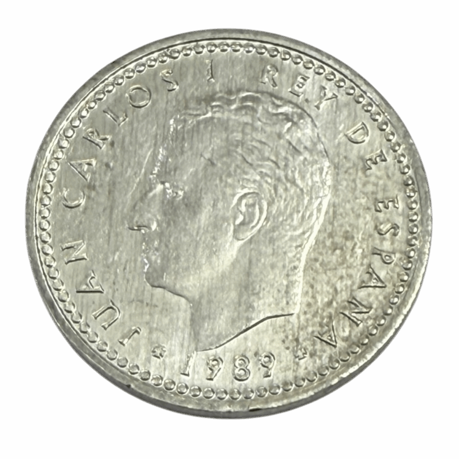 1 Peseta Juan Carlos I - Espagne 1989 (FDC) – Image 2