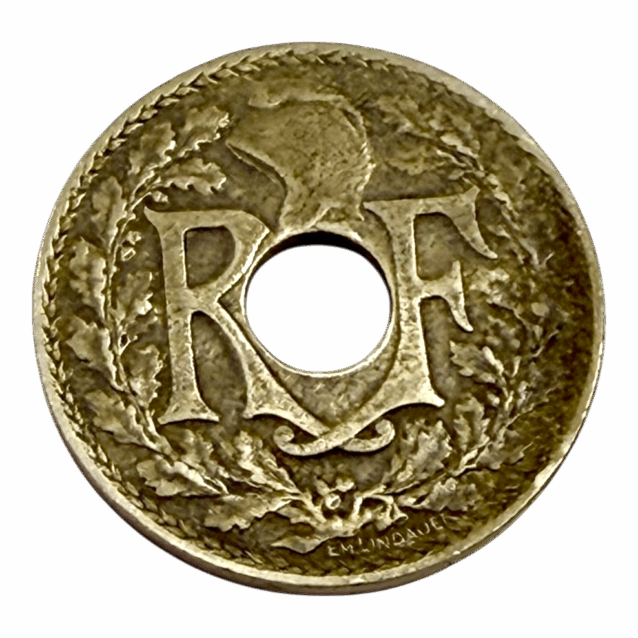 10 Centimes Lindauer – 1924 Paris – Image 2