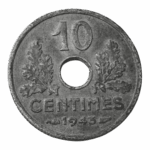10 centimes État Français – Grand module 1943
