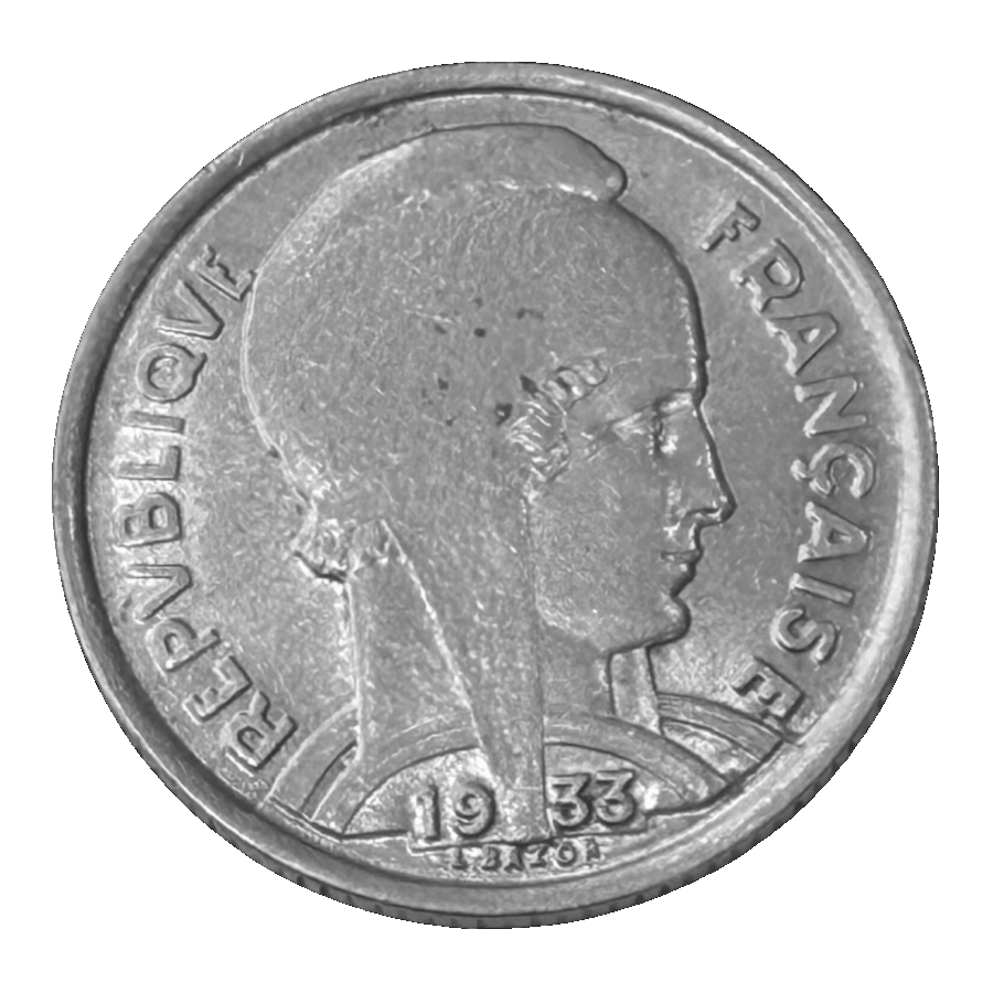  5 Francs Bazor - France 1933 - Nickel – Image 2