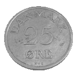 Pièce de 25 Öre – Danemark 1953