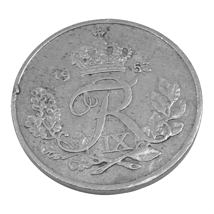 Pièce de 25 Öre – Danemark 1953 – Image 2