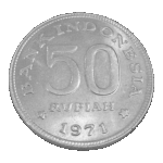 Pièce de 50 Rupiah – Indonésie 1971