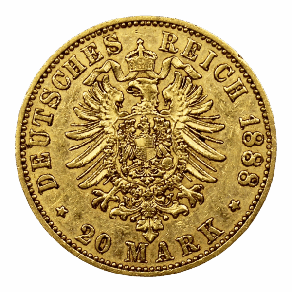Pièce Or 20 Reichsmarks – Allemagne