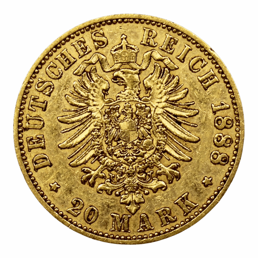 Pièce Or 20 Reichsmarks – Allemagne