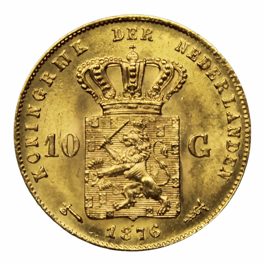 Pièce Or 10 Florins – Image 2