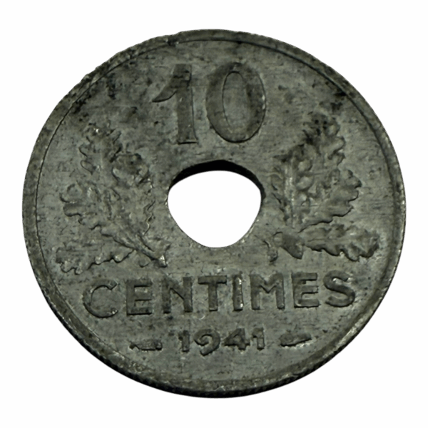 10 Centimes État Français (1941–1943)