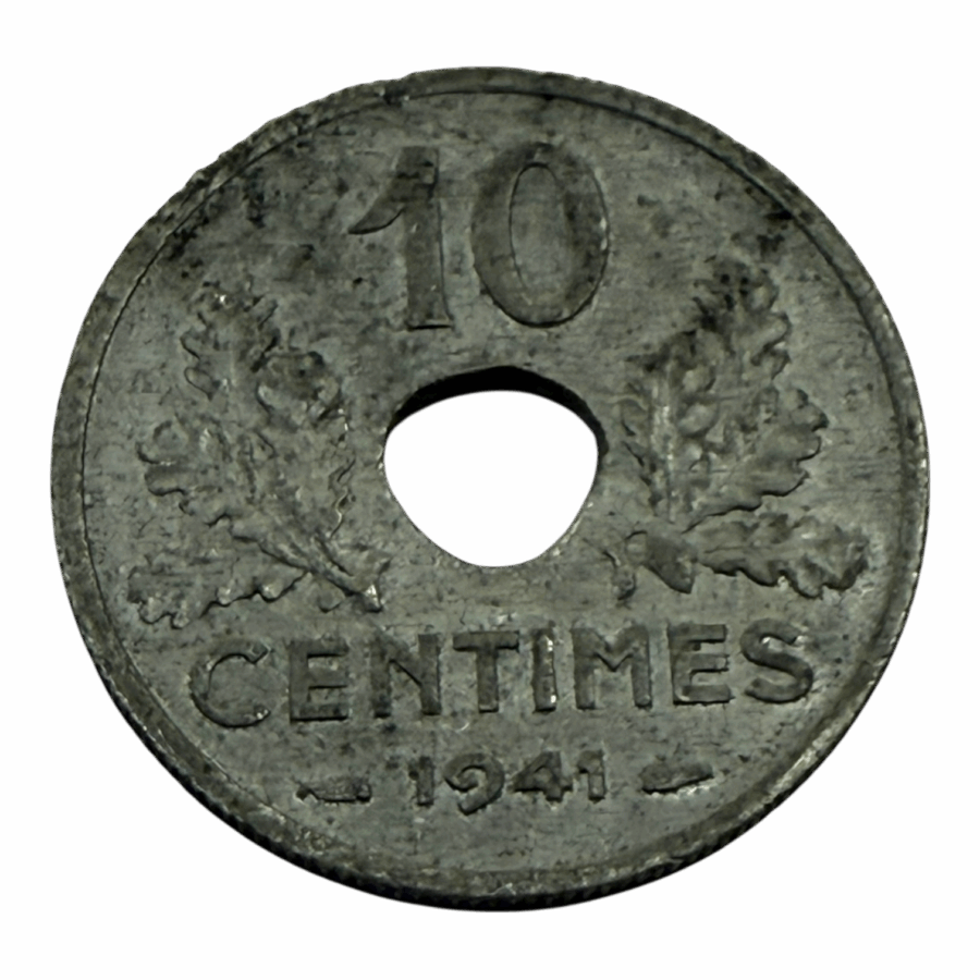 10 centimes État Français 1941 (Grand module)