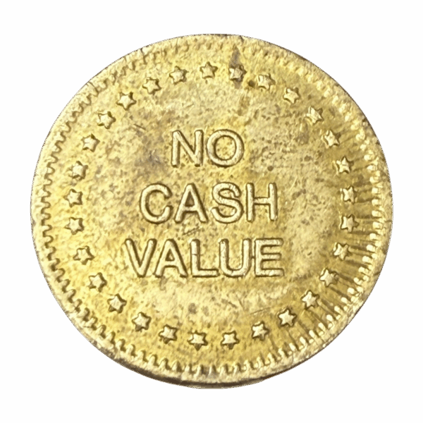 Jeton de Jeu USA – "No Cash Value" – Aigle