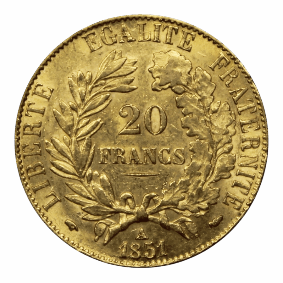 20 Francs Napoléon ( Louis d'Or ) – Image 3