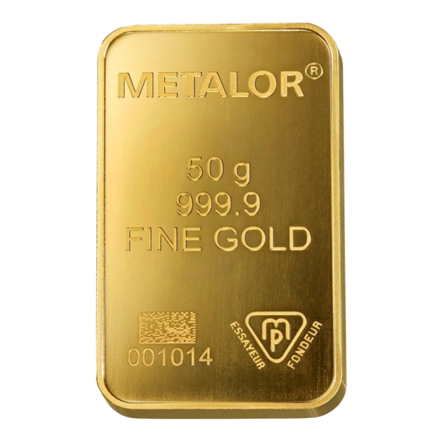 Lingotin 50 Grammes d’Or Fin