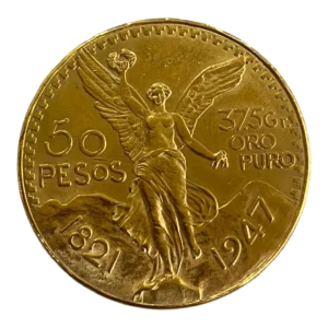 50 Pesos en Or