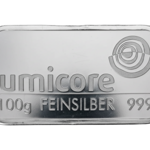 Lingot d'Argent Fin 100 Grammes