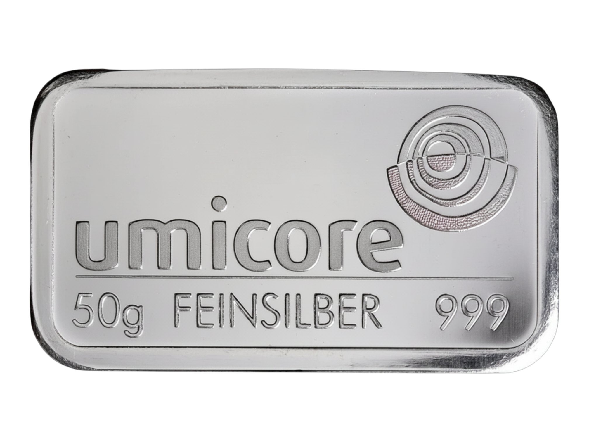 Lingot d'Argent Fin 50 Grammes